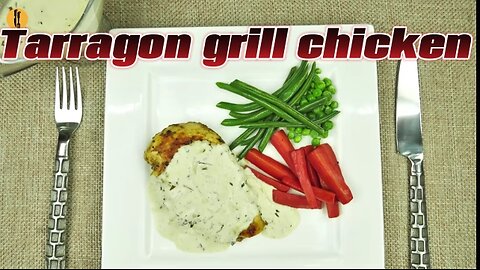 Terragon grill chicken at home