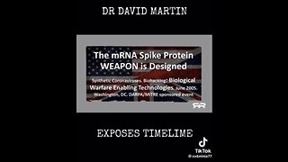 Dr. David Martin exposes the vaccine bioweapon timeline of COVID