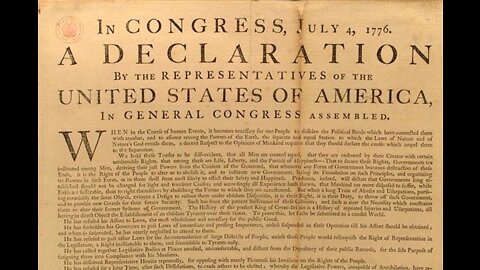 Removing Tyrants - Declaration of Independence