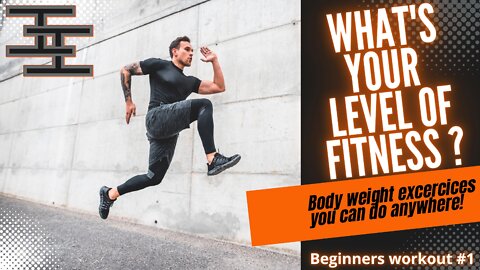 Whats Your Level of Fitness - Beginners At Home Workout Level 1 - Video 2