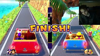 Mario Party Superstars Rocky Road Minigame Featuring Waluigi VS Nintendo Characters
