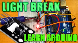 Light Break Sensor Wiring setup and Programming the Arduino for Absolute Beginners Tutorial