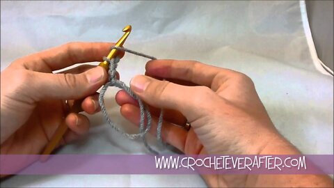 Left Hand Double Crochet #18: Magic Adjustable Loop in Double Crochet