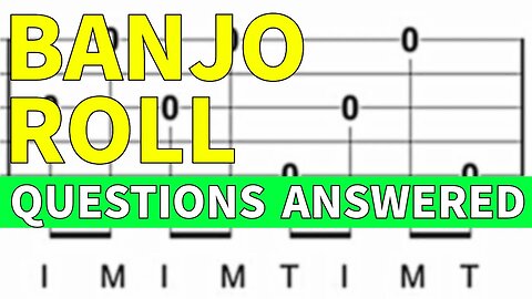 Everything you want to know about Banjo rolls