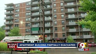 Cincinnati building evacuated due to fire