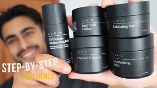 How To Lumin Skin Care Routine - Step-by-Step Tutorial For Men