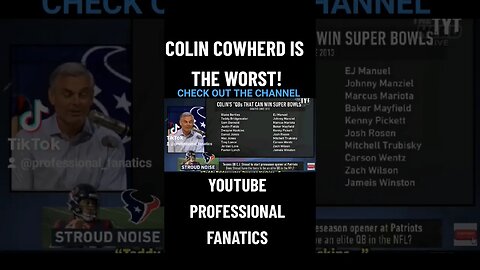 COLIN COWHERD IS RON BURGUNDY.. #trending #nfl #funny #shorts #subscribe #like #colincowherd