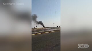 Viewer video of jet crash