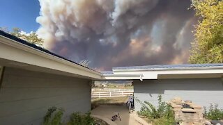 Footage shows devastation of the Cal Wood Fire