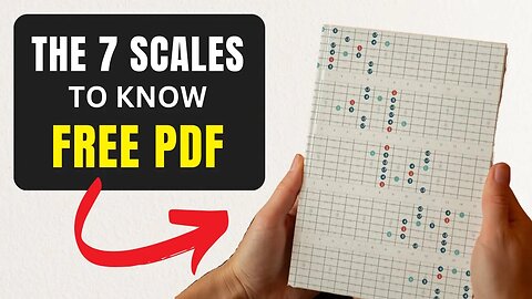 The 7 Scales to Rule Them All | Learn parent scales on guitar with this guitar scales chart