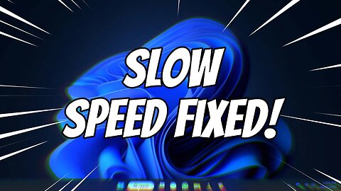 Windows 11 Slow Speed Problem Fixed! 🚀💨