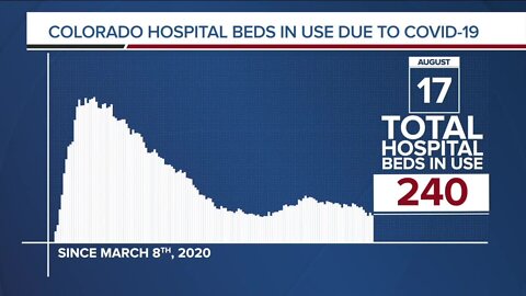 GRAPH: COVID-19 hospital beds in use as of Aug. 17, 2020