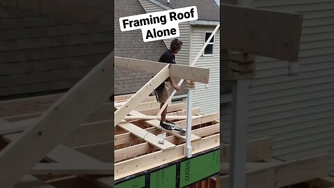 Framing Addition Roof Alone!