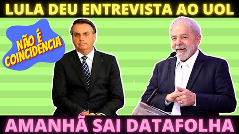 Interesse do UOL em falar com Lula na véspera da divulgação do Datafolha tem motivo