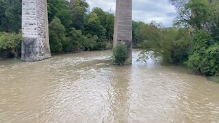 Humber River Toronto flow Dundas bridge