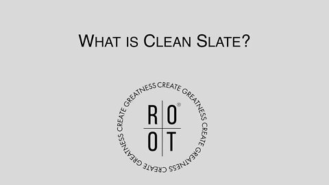 Was ist Clean Slate?