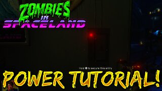 ZOMBIES IN SPACELAND POWER TUTORIAL! - Infinite Warfare Zombies Power Locations (IW Zombies)