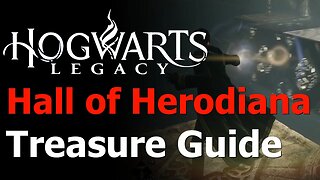 Hogwarts Legacy - The Hall of Herodiana Side Quest Guide - Hall of Herodiana Block Puzzles