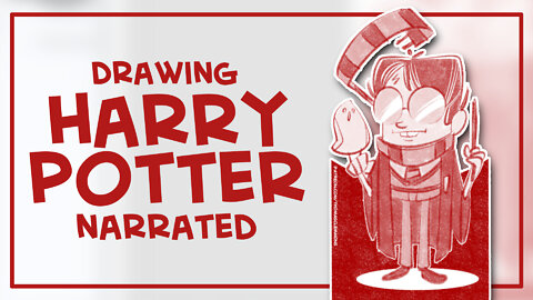 Drawing Harry Potter and Reading The Sorcerer's Stone