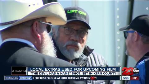 Locals filmed as extras for upcoming film