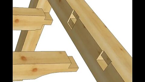 Timberframe: Principle Rafter Purlin