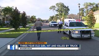 Toddler dies after being struck by vehicle