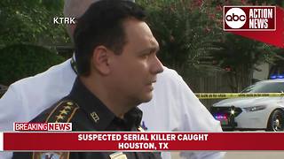 'Possible serial killer' captured after police chase in Houston | News conference