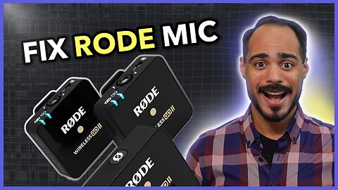FIXED!!! How to manually pair your RODE wireless go to microphone. 🎤