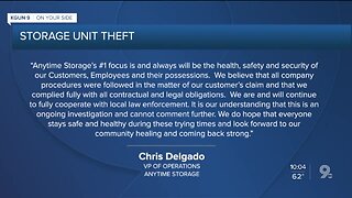 Storage Unit Theft