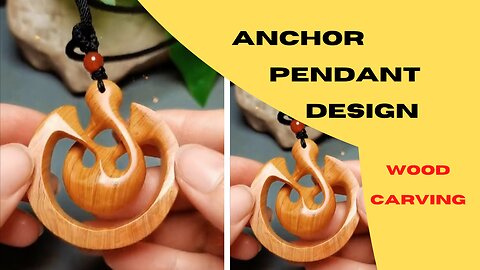 Anchor Pendant Design | #woodworking| #woodcarving|woodworking7900| #anchor |#shorts