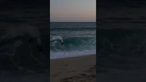 Skimboarding at Night