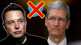 Elon Musk CONFIRMS Apple is threatening to BAN Twitter from the App Store! They HATE free speech!