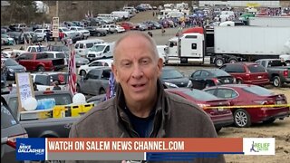 Mike shows the media is failing to cover The People’s Convoy as he reports live from Hagerstown Maryland