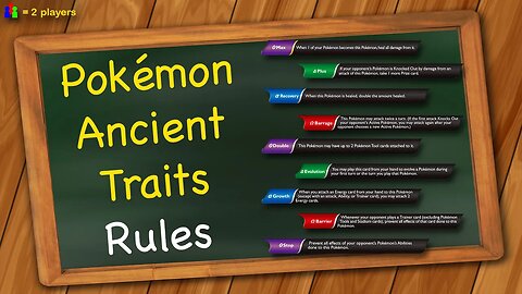 Pokemon Ancient Traits Rules