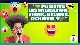 motivation Positive Visualization: Think, Believe, Achieve! 💭🌈"