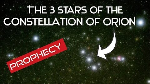ORION'S 3 STARS 🔺️PROPHECY🔺️ #revelation #share #bible #orion #rapture #prophet