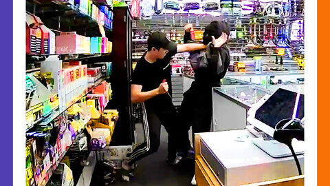 Vegas Shop Owner Shanks Up Robbers