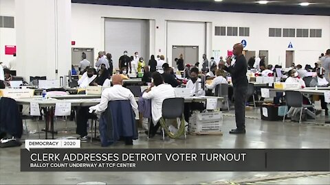 Detroit City Clerk addresses voter turnout