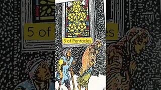 5 of Pentacles #shorts #learntarot