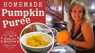 Homemade Pumpkin Puree | Baking a Fresh Pumpkin | Cook with Me | Pumpkin Bars