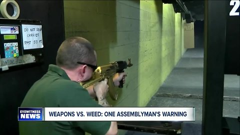 Weapons vs. weed: one assemblyman's warning