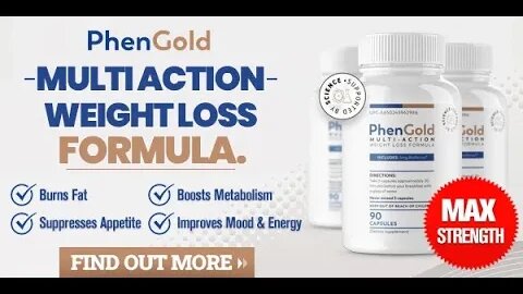 #PhenGold - The natural solution for weight loss!