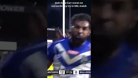 Josh Addo-Carr scores an extraordinary try in NRL match #shorts #nrl #afl #nationalrugbyleague