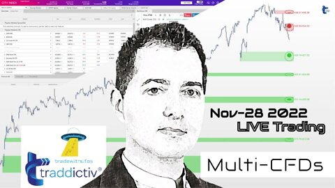 Strategy Trading LIVE - CFDs 2022 Nov-28 by #tradewithufos