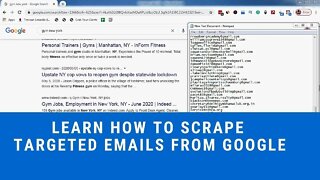 How To Extract Targeted Email On Google In 2023 | Scrape Targeted Email On Google
