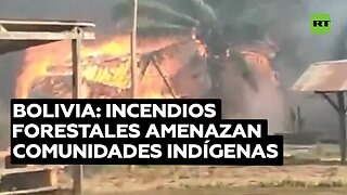 Pueblos indígenas y reservas naturales en peligro por incendios forestales en Bolivia