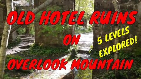 Overlook Mountain Hotel Ruins in Woodstock NY - Catskill Mountains