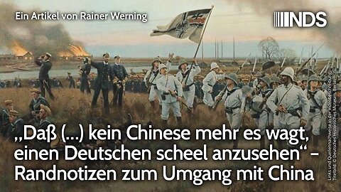 „Daß (…) kein Chinese mehr es wagt, einen Deutschen scheel anzusehen“ – Randnotizen Umgang mit China