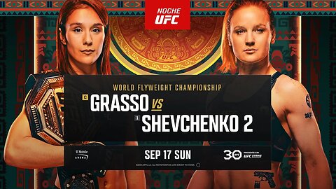 Noche UFC: Grasso vs Shevchenko 2 - September 16 | Fight Promo