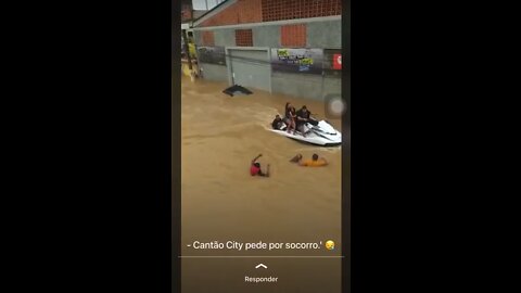 enchente em belford Roxo - Rio de Janeiro
